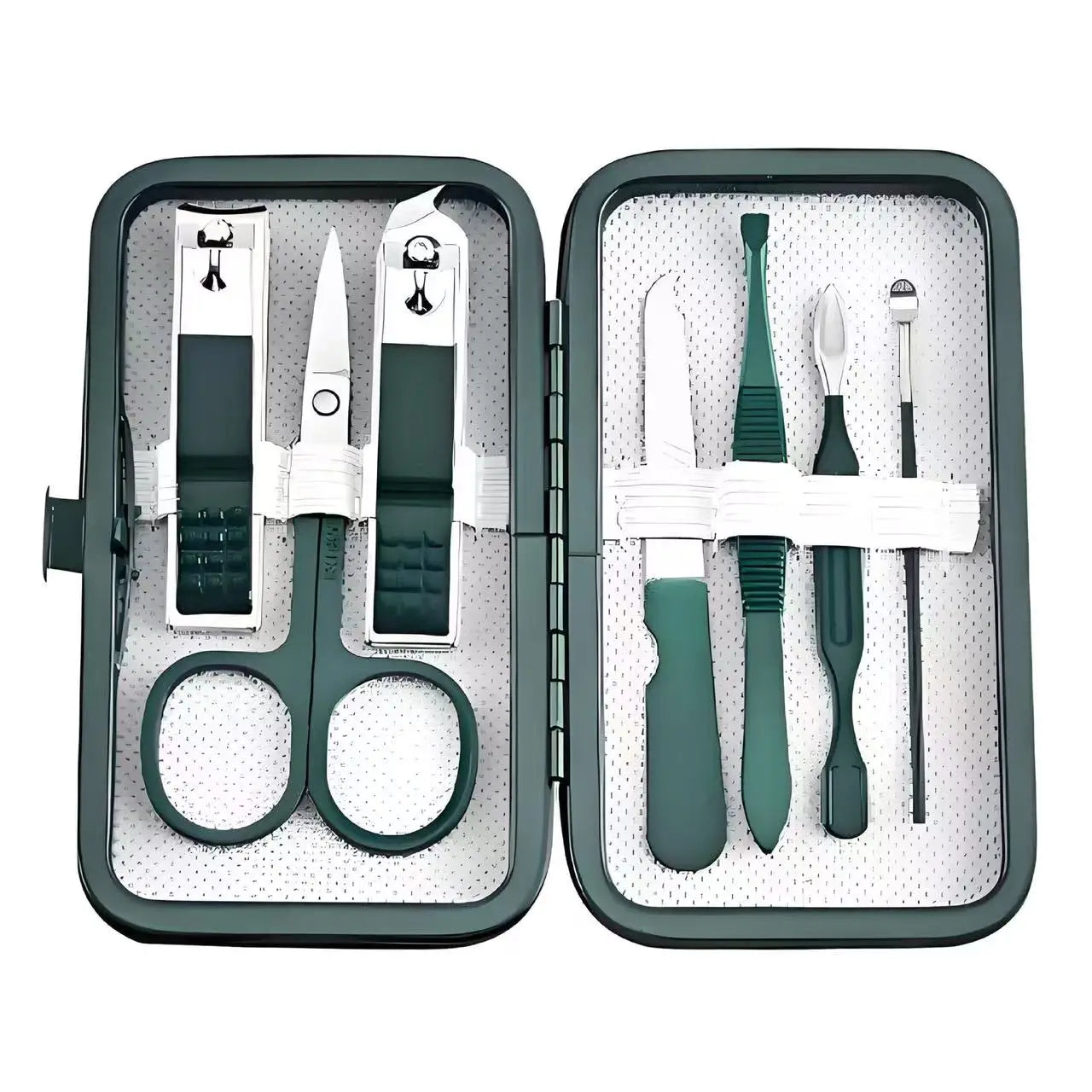 Professional 7/10/12/18 Piece Nail Care Kit Stainless Steel Manicure & Pedicure Set Nail Clipper Set with Travel Case