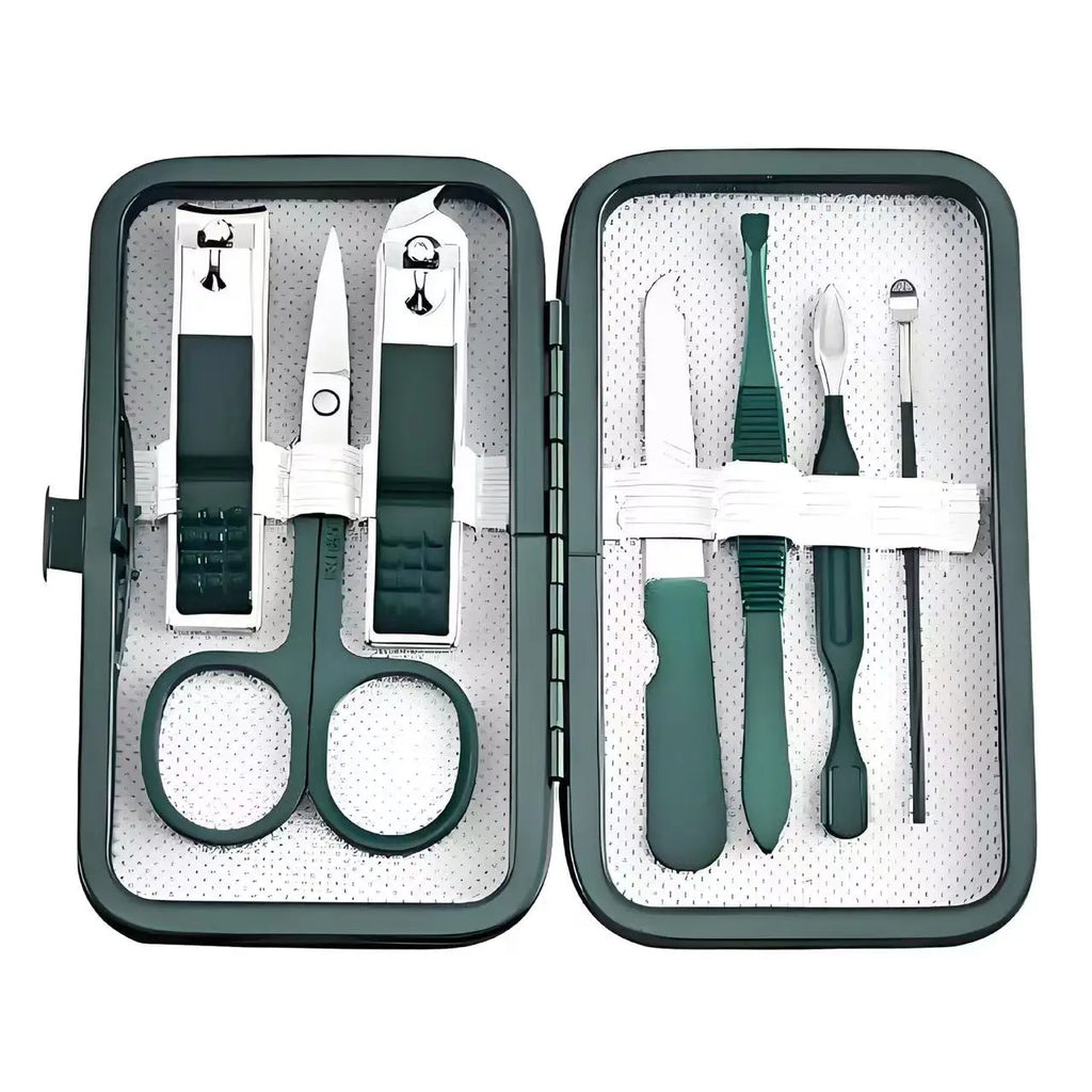 Professional 7/10/12/18 Piece Nail Care Kit Stainless Steel Manicure & Pedicure Set Nail Clipper Set with Travel Case