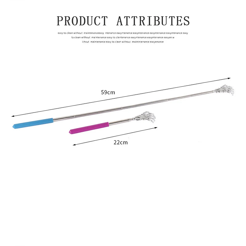 Retractable Stainless Steel Claw Massager For Back Massage Promotion Tools Blood Circulation Relax Health Back Scratcher Tool